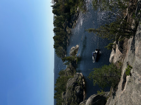 Valaam, Karelia, Ladoga, Lake Ladoga, Ladoga skerriesの写真素材
