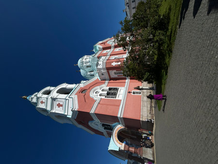 The Cathedral of Christ the Saviour. Valaam, Cathedral, Kareliaの写真素材