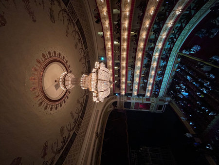 Interior of the Moscow State Opera Houseの写真素材