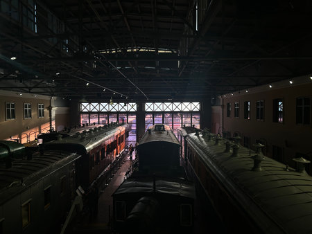 Railway station in the city of Gdansk, Poland.