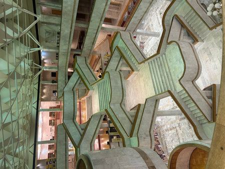 Interior of the Tokyo Metropolitan Museum of Art, Tokyo, Japanの写真素材