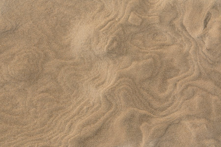 Closeup on pattern in a sand dune
