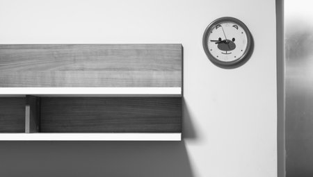 Clock on the wallの写真素材