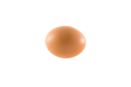 Eggs on white backgroundの写真素材