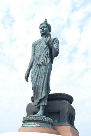Buddha in phuttamonthonのeditorial素材