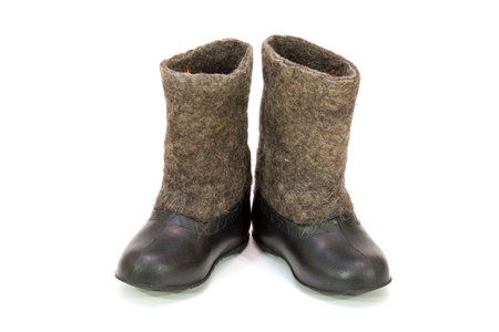Valenoks nurseries with galoshes on a white background