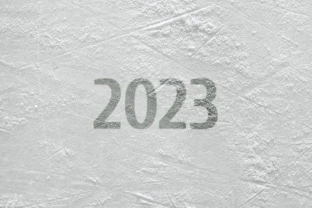 Conceptual fragment of ice sports background. Texture, concept, design