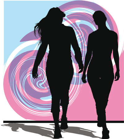 women vector illustrationのイラスト素材