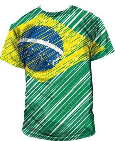 brazilian tee, vector illustrationのイラスト素材
