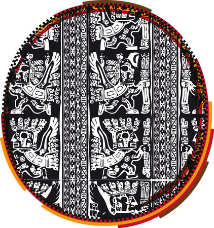 Inca`s fontのイラスト素材