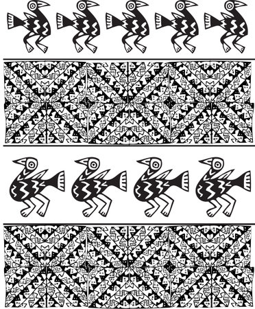 Ancient pattern. Vector illustrationのイラスト素材