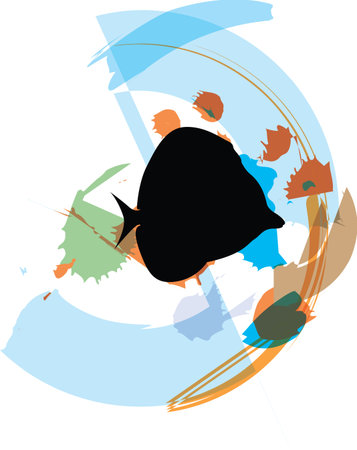 Fish illustrationのイラスト素材