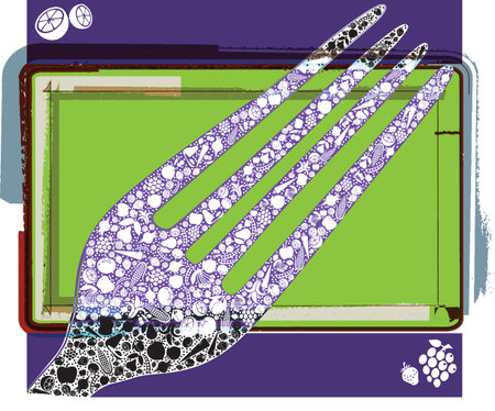 Fork designのイラスト素材