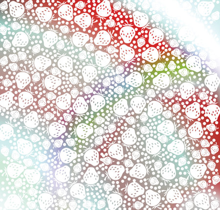 Strawberry pattern illustrationのイラスト素材