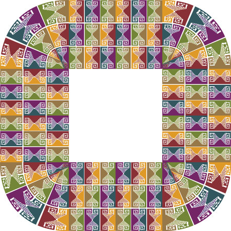 Ancient frame. Vector illustrationのイラスト素材