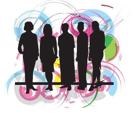 Professional business teamのイラスト素材