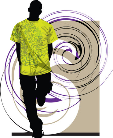 Teenagers illustrationのイラスト素材