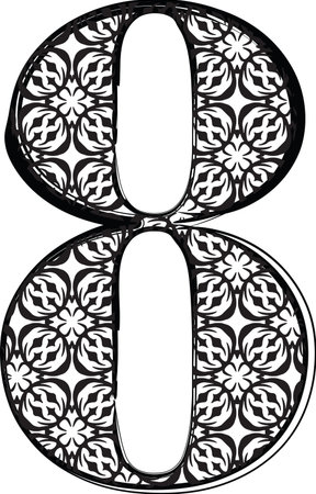 Fashion fontのイラスト素材