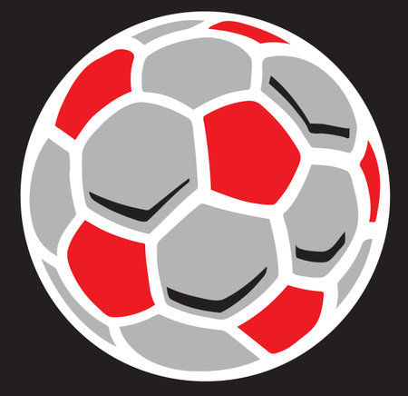 Soccer ball illustrationのイラスト素材