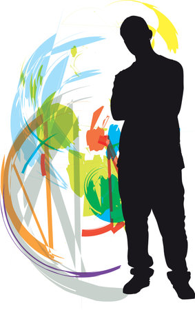 teenager vector illustratorのイラスト素材