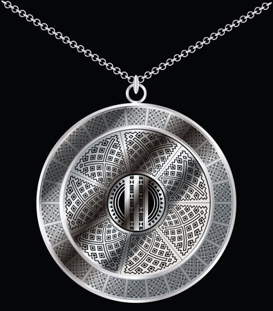 Medallion illustrationのイラスト素材