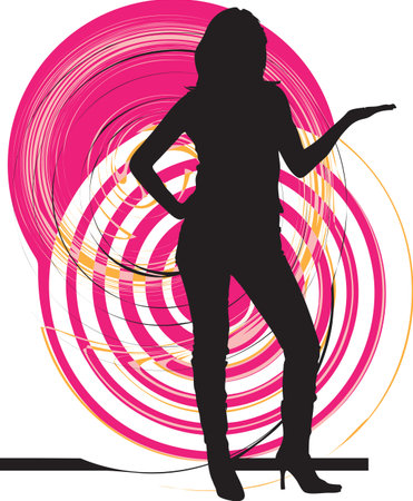 Businesswoman illustrationのイラスト素材