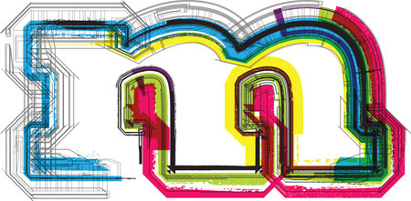 Technical typographyのイラスト素材