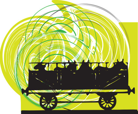 Train. Vectorのイラスト素材