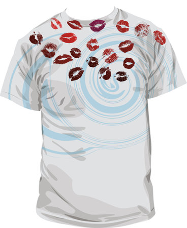 tee illustrationのイラスト素材
