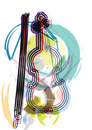 music instrument vector illustrationのイラスト素材