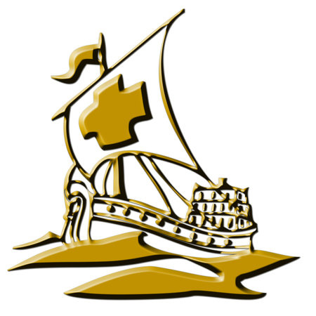 Sailing Ship illustrationの写真素材