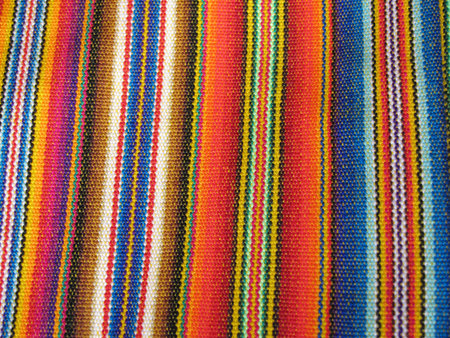 South America Indian woven fabricsの写真素材