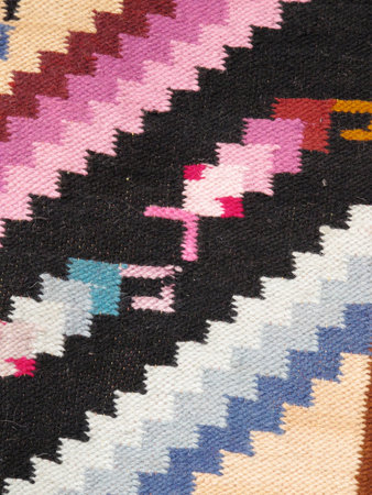 South America Indian woven fabricsの写真素材