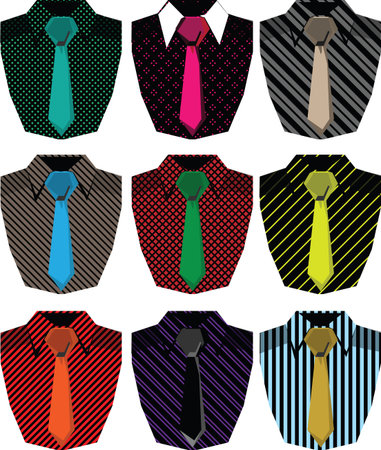 Men s shirt illustrationのイラスト素材