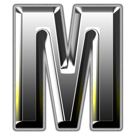 3d silver font. Vector illustrationの写真素材