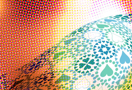 Heart pattern illustration