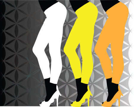 Sexy pants illustrationのイラスト素材