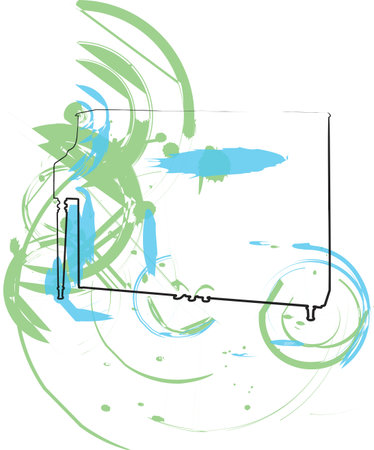music instrument. vector illustrationのイラスト素材