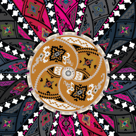 ancient pattern. Vector illustrationのイラスト素材