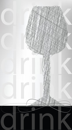 Glasses illustrationのイラスト素材