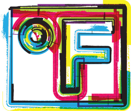 Colorful Grunge Symbolのイラスト素材