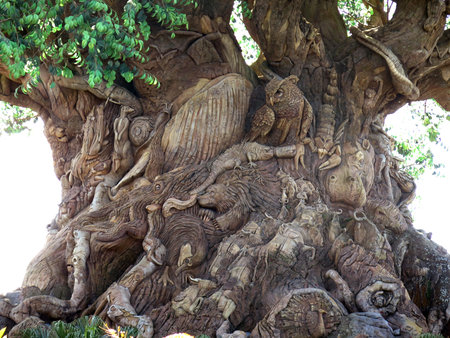 The Tree of Life in the Animal Kingdom Park.のeditorial素材