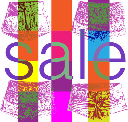 holiday shopping sale banner vector illustrationのイラスト素材