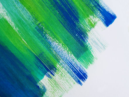 Colorful Abstract watercolor painted backgroundの写真素材