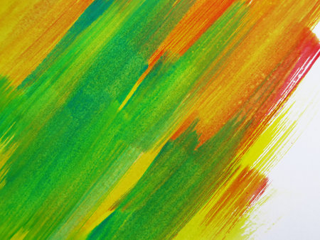 Colorful Abstract watercolor painted backgroundの写真素材