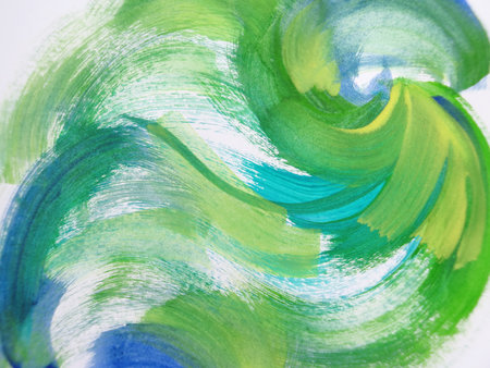 Colorful Abstract watercolor painted backgroundの写真素材