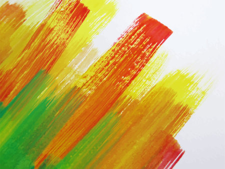 Colorful Abstract watercolor painted background Vector Illustrationのイラスト素材