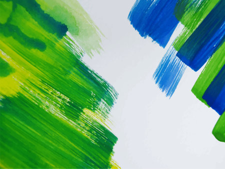 Colorful Abstract watercolor painted background Vector Illustrationのイラスト素材