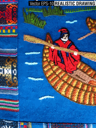 Ancient fisherman tissueのイラスト素材