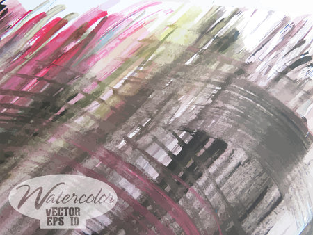 Abstract colorful watercolor vector backgroundのイラスト素材